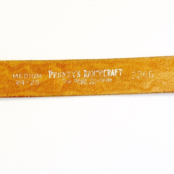 Vintage Penney’s Ranchcraft Tooled Leather Belt - Picture 5 of 6